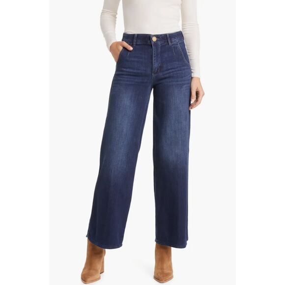 Wit & Wisdom Denim - Whitney 'Ab'Solution Skyrise Wide Leg Jeans Size 6